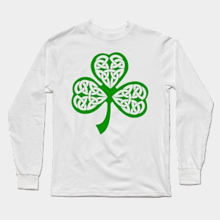 Celtic Shamrock Long Sleeve T-Shirt